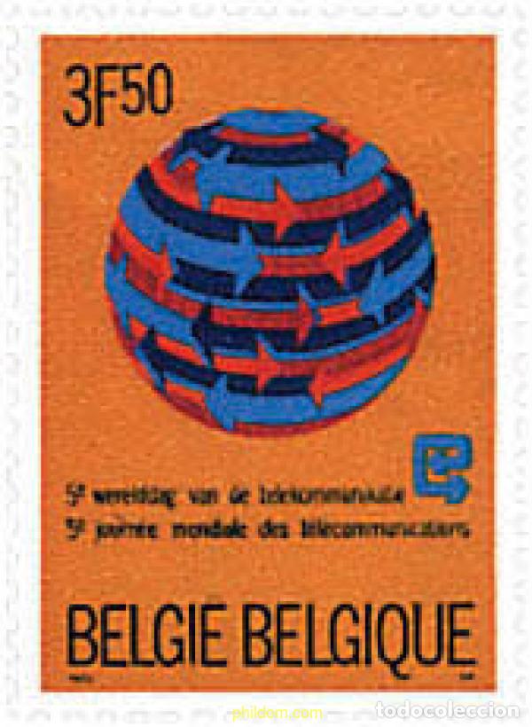 Timbres: 77837 MNH BELGICA 1973 5 DIA MUNDIAL DE LAS TELECOMUNICACIONES