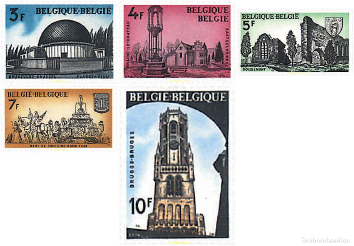 Sellos: 84907 MNH BELGICA 1974 HISTORIA