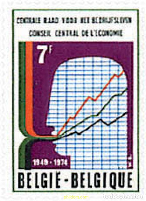 Sellos: 77854 MNH BELGICA 1974 25 ANIVERSARIO DEL CONSEJO CENTRAL DE ECONOMIA