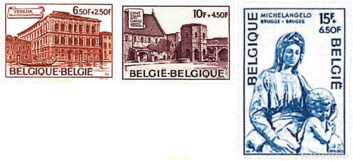 Stamps: 84820 MNH BELGICA 1975 PRO OBRAS CULTURALES