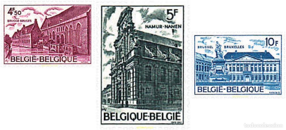 Stamps: 84833 MNH BELGICA 1975 A&Ntilde;O EUROPEO DEL PATRIMONIO ARQUITECTONICO