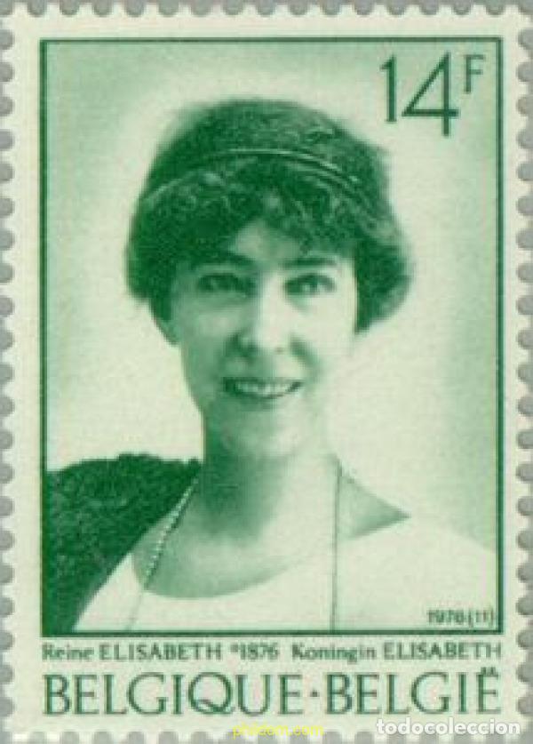 Sellos: 77862 MNH BELGICA 1976 CENTENARIO DEL NACIMIENTO DE LA REINA ELISABETH