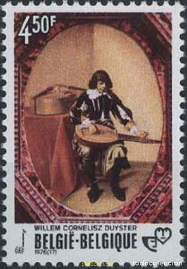Sellos: 84916 MNH BELGICA 1976 FILATELIA DE LA JUVENTUD Y JUVENTUDES MUSICALES