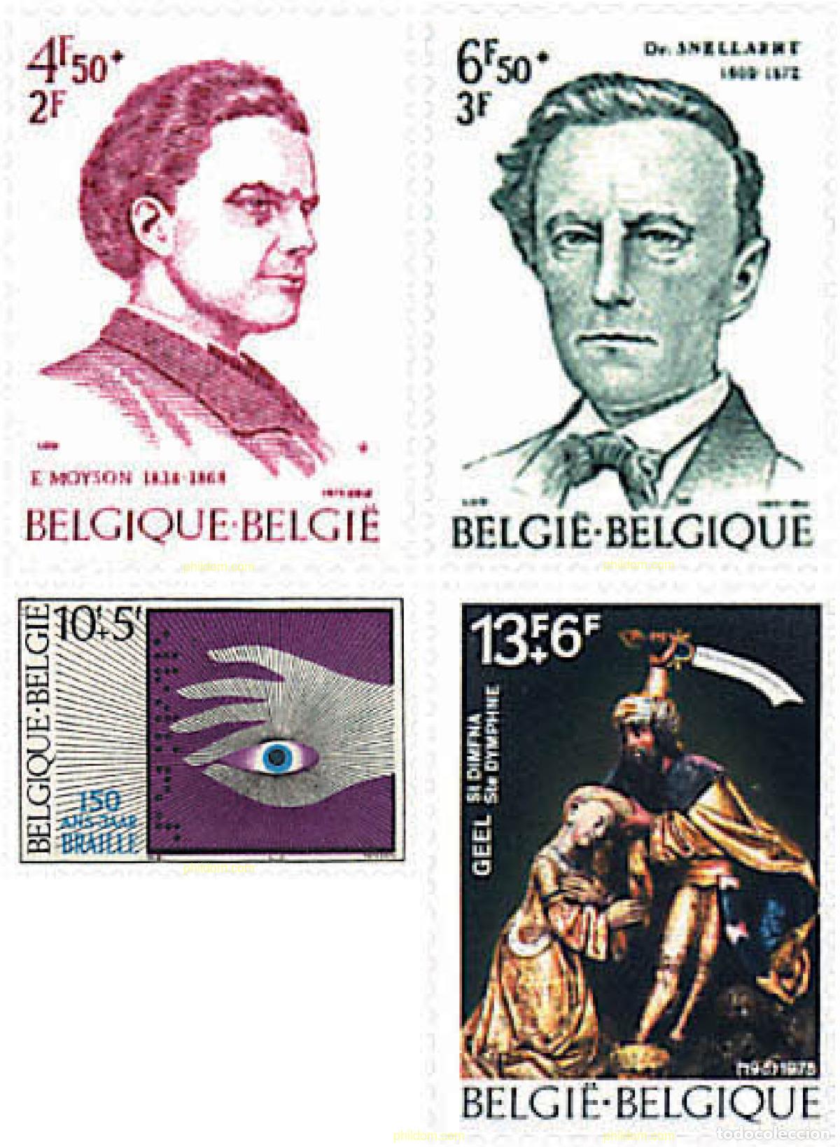 Sellos: 84857 MNH BELGICA 1975 PRO SOLIDARIDAD