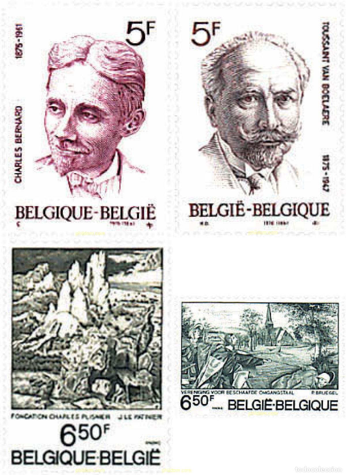 Sellos: 84912 MNH BELGICA 1976 PRO OBRAS CULTURALES