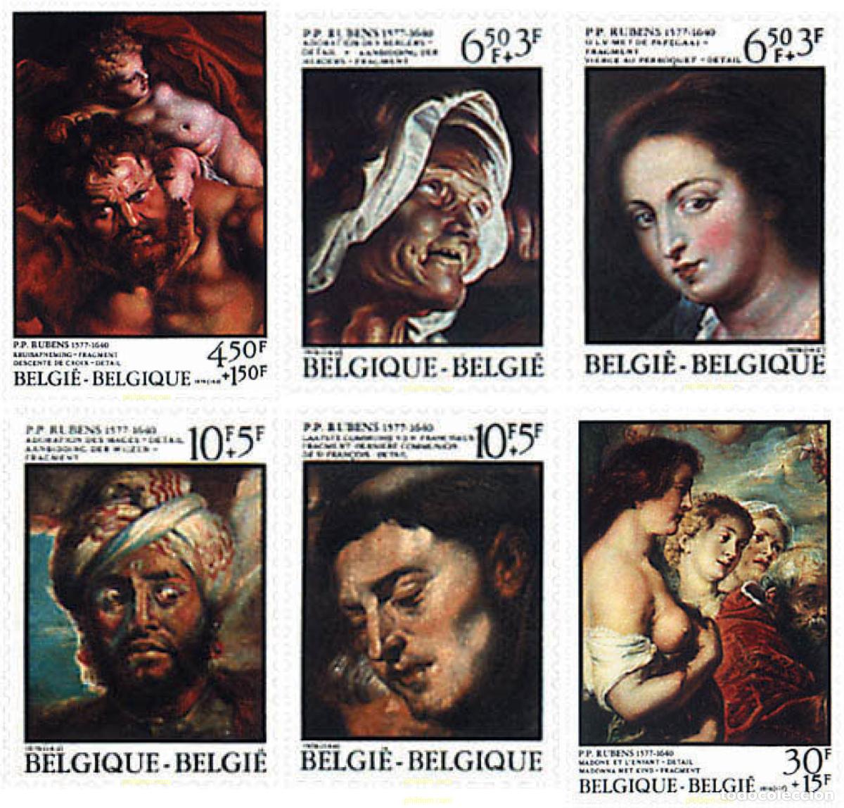 Sellos: 84909 MNH BELGICA 1976 400 ANIVERSARIO DEL NACIMIENTO DEL PINTOR P.P. RUBENS