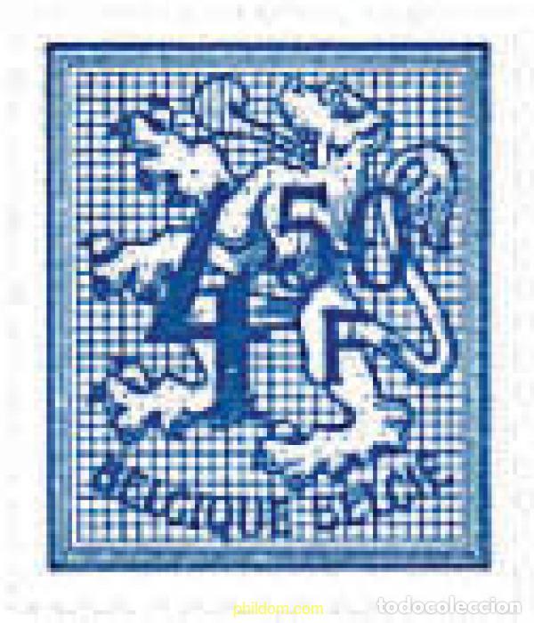 Sellos: 84927 MNH BELGICA 1977 CIFRA SOBRE LEON HERALDICO