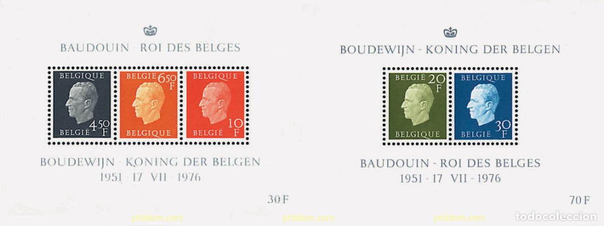 Selos: 84499 MNH BELGICA 1976 25 ANIVERSARIO DEL REINADO DE BALDUINO