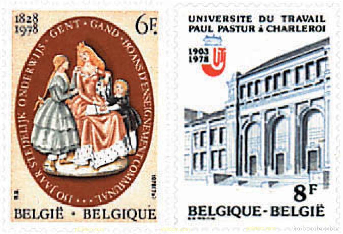 Selos: 84978 MNH BELGICA 1978 ENSE&Ntilde;ANZA