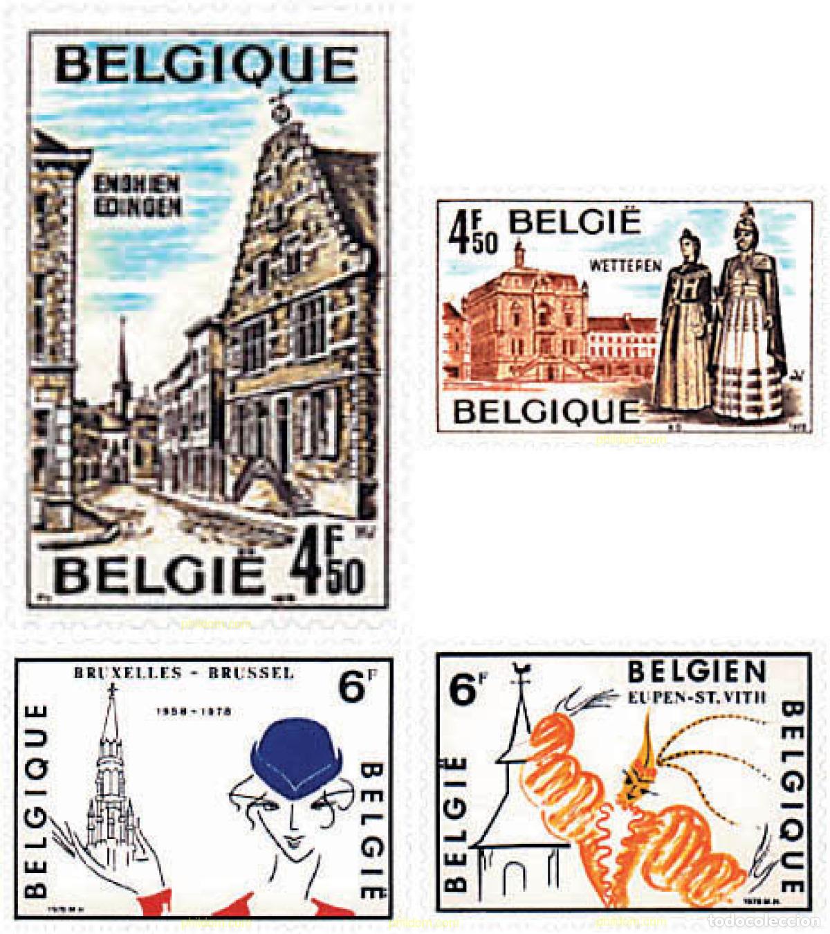 Selos: 85074 MNH BELGICA 1978 TURISMO