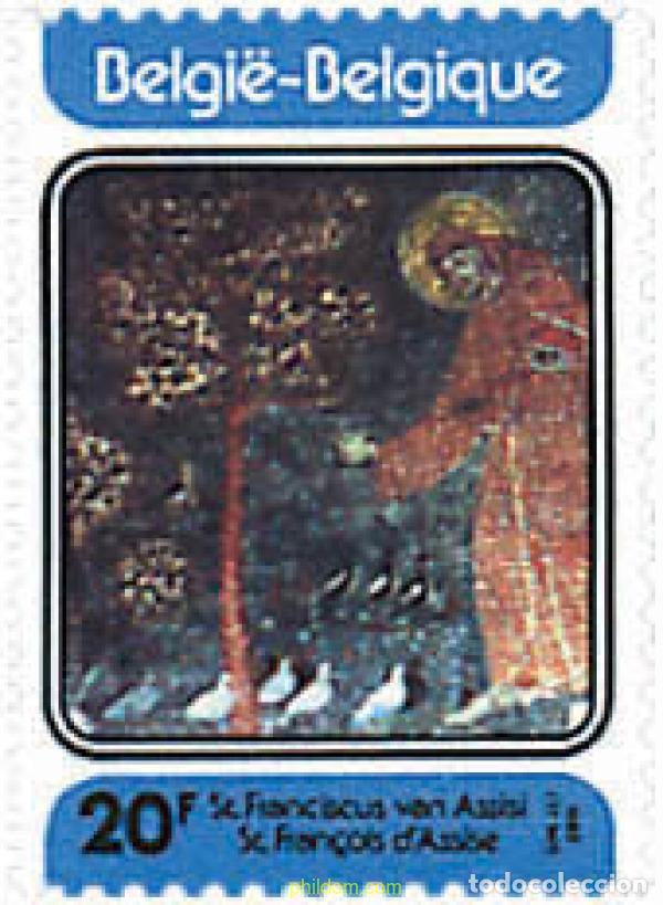 Sellos: 84706 MNH BELGICA 1982 800 ANIVERSARIO DEL NACIMIENTO DE SAN FRANCISCO DE ASIS