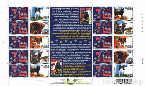 Sellos: 7979 MNH BELGICA 2002 PERROS DE RAZA
