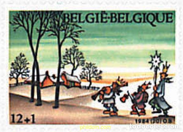 Sellos: 84731 MNH BELGICA 1984 NAVIDAD Y A&Ntilde;O NUEVO