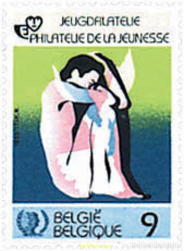 Selos: 84789 MNH BELGICA 1985 FILATELIA DE LA JUVENTUD. A&Ntilde;O INTERNACIONAL DE LA JUVENTUD