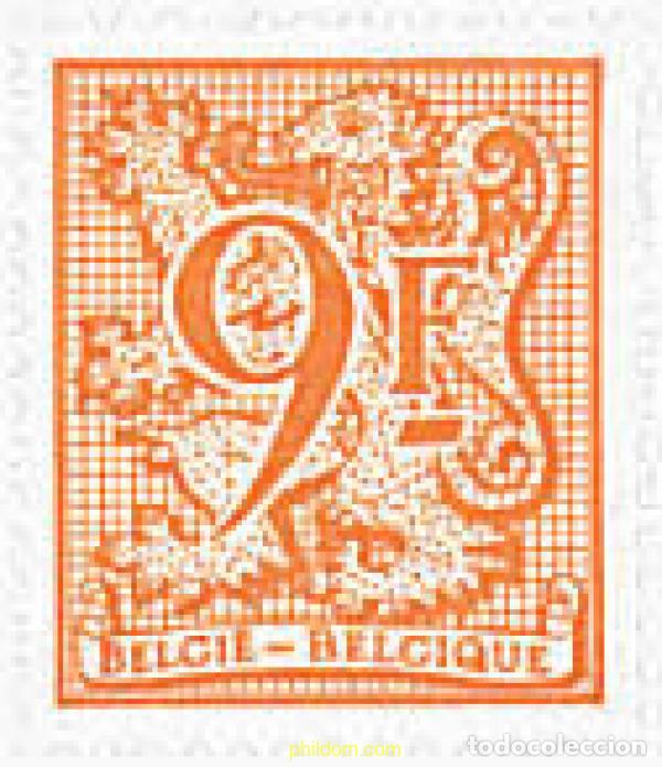 Selos: 85332 MNH BELGICA 1985 CIFRA SOBRE LEON HERALDICO