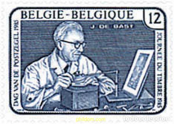 Selos: 84782 MNH BELGICA 1985 DIA DEL SELLO
