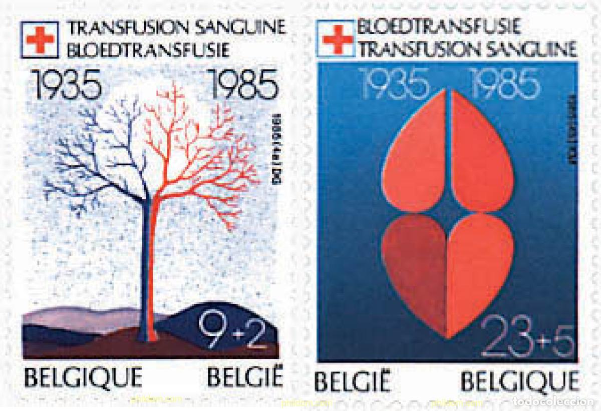 Selos: 85337 MNH BELGICA 1985 PRO CRUZ ROJA