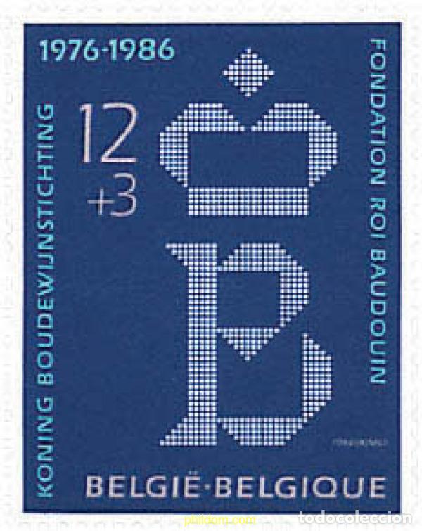 Selos: 85368 MNH BELGICA 1986 10 ANIVERSARIO DE LA FUNDACION REY BALDUINO