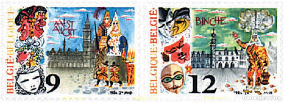 Selos: 85366 MNH BELGICA 1986 FOLCLORE. CARNAVAL
