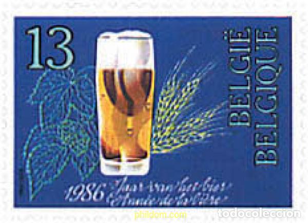 Selos: 85386 MNH BELGICA 1986 A&Ntilde;O DE LA CERVEZA BELGA