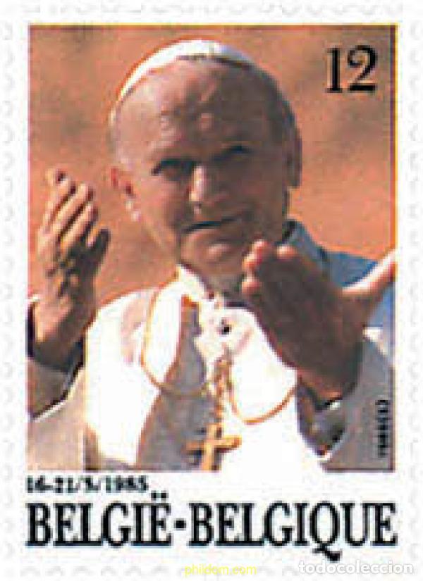 Timbres: 77898 MNH BELGICA 1985 VISITA DE SS EL PAPA JUAN PABLO II
