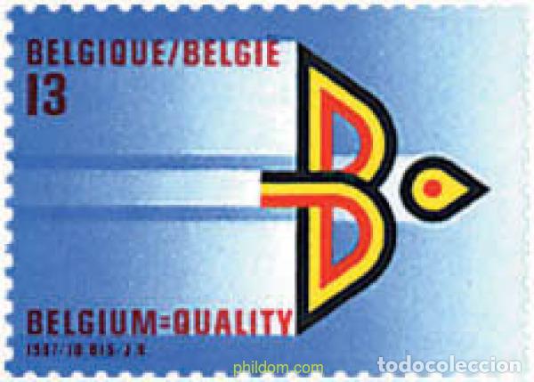 Timbres: 84839 MNH BELGICA 1987 A&Ntilde;O BELGA DEL COMERCIO EXTERIOR