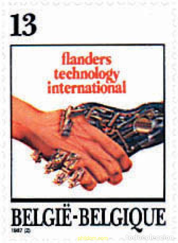 Selos: 77901 MNH BELGICA 1987 SALON INTERNACIONAL DE NUEVAS TECNOLOGIAS
