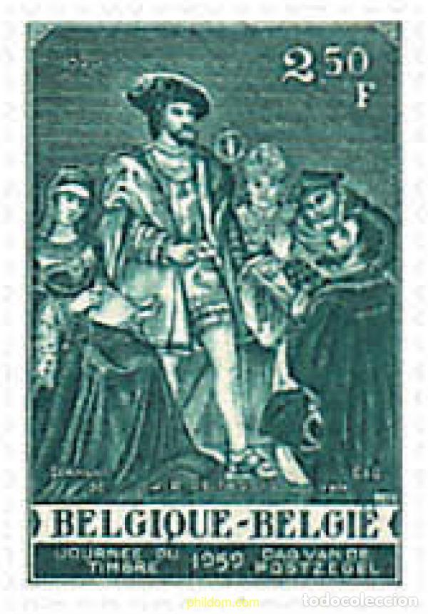 Sellos: 77773 MNH BELGICA 1959 DIA DEL SELLO