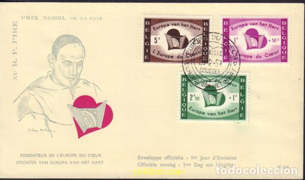 Sellos: 427812 MNH BELGICA 1959 EUROPA DEL CORAZON