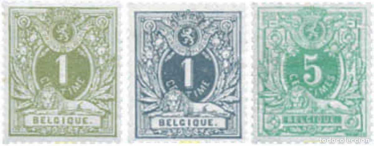 Sellos: 649748 HINGED BELGICA 1884 CIFRAS
