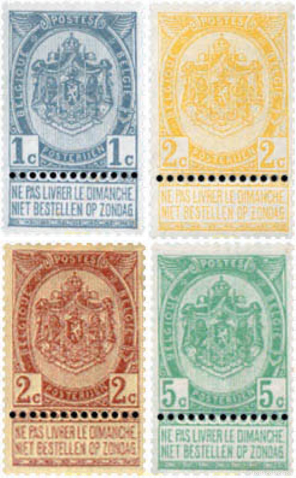 Sellos: 87247 HINGED BELGICA 1893 ESCUDOS
