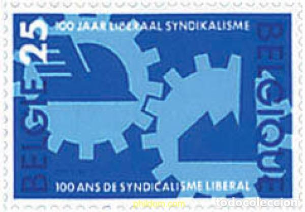 Sellos: 77911 MNH BELGICA 1991 CENTENARIO DEL SINDICATO LIBERAL