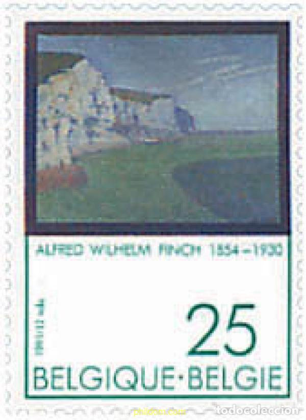 Sellos: 85211 MNH BELGICA 1991 ALFRED WIHELM FINCH, PINTOR