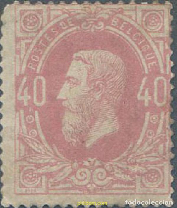 Sellos: 649533 HINGED BELGICA 1869 REY LEOPOLDO II