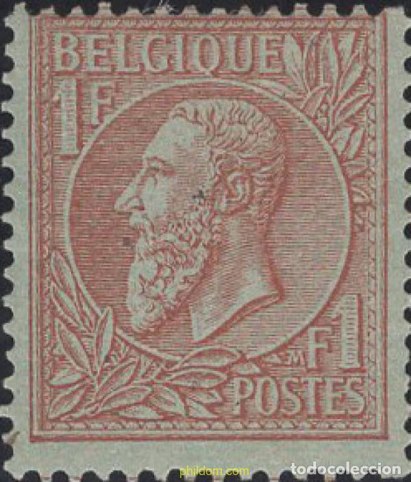 Sellos: 642560 HINGED BELGICA 1884 REY LEOPOLDO II
