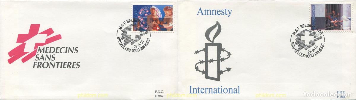 Briefmarken: 427839 MNH BELGICA 1991 SOLIDARIDAD INTERNACIONAL
