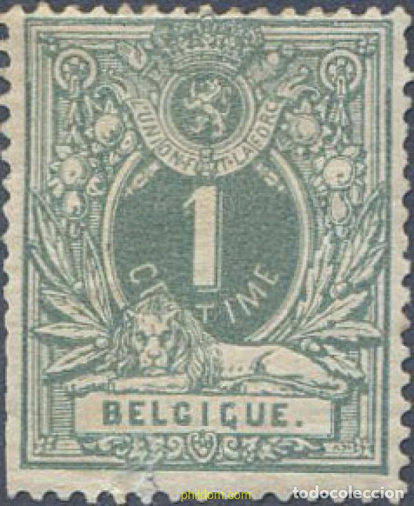 Sellos: 649529 HINGED BELGICA 1869 CIFRAS