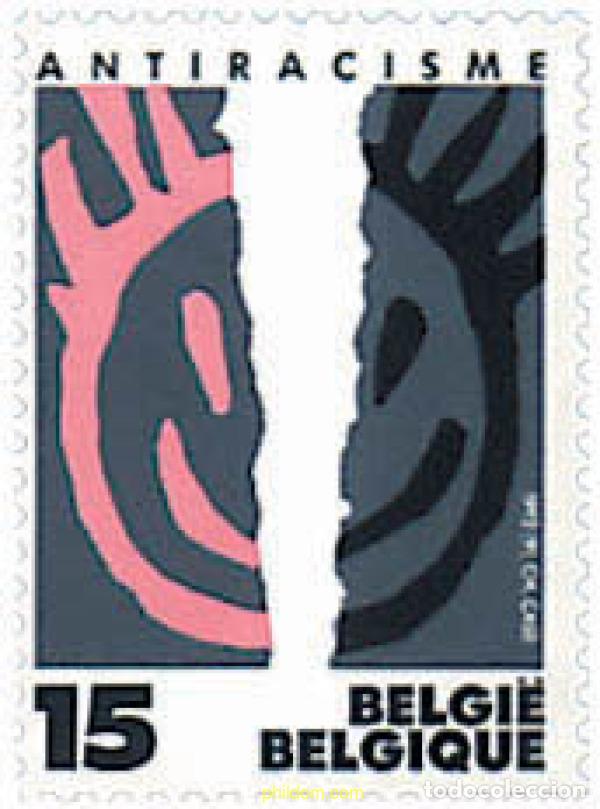 Sellos: 86053 MNH BELGICA 1992 ANTI RACISMO