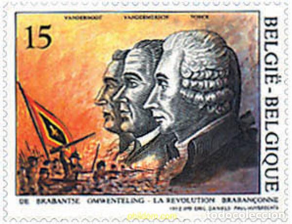 Sellos: 77963 MNH BELGICA 1992 LA REVOLUCION BRABANZONA