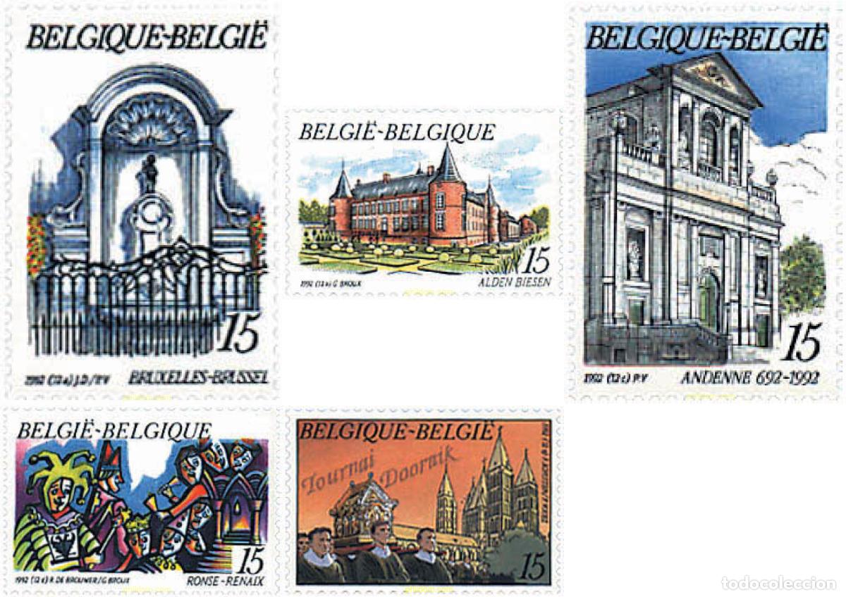 Sellos: 86068 MNH BELGICA 1992 TURISMO