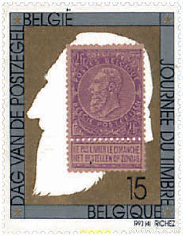 Sellos: 87908 MNH BELGICA 1993 DIA DEL SELLO