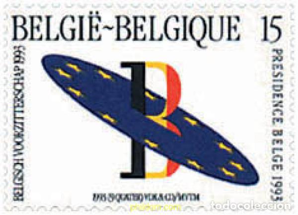 Sellos: 85245 MNH BELGICA 1993 PRESIDENCIA BELGA DE LA COMUNIDAD EUROPEA