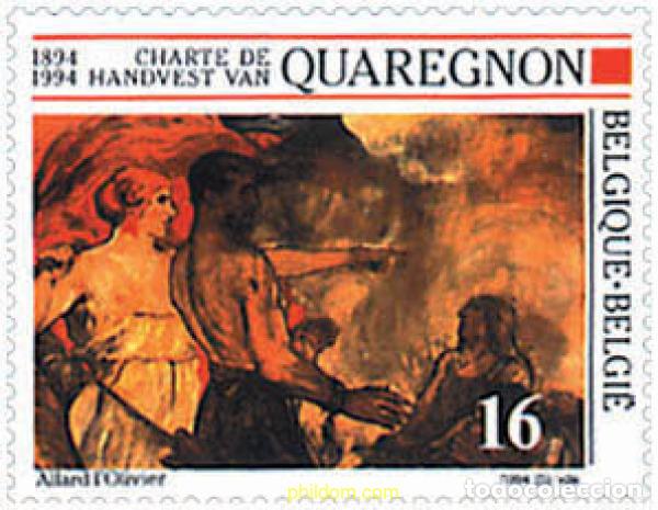 Francobolli: 86092 MNH BELGICA 1994 CENTENARIO DE LA CARTA DE QUAREGNON, PARTIDO OBRERO BELGA