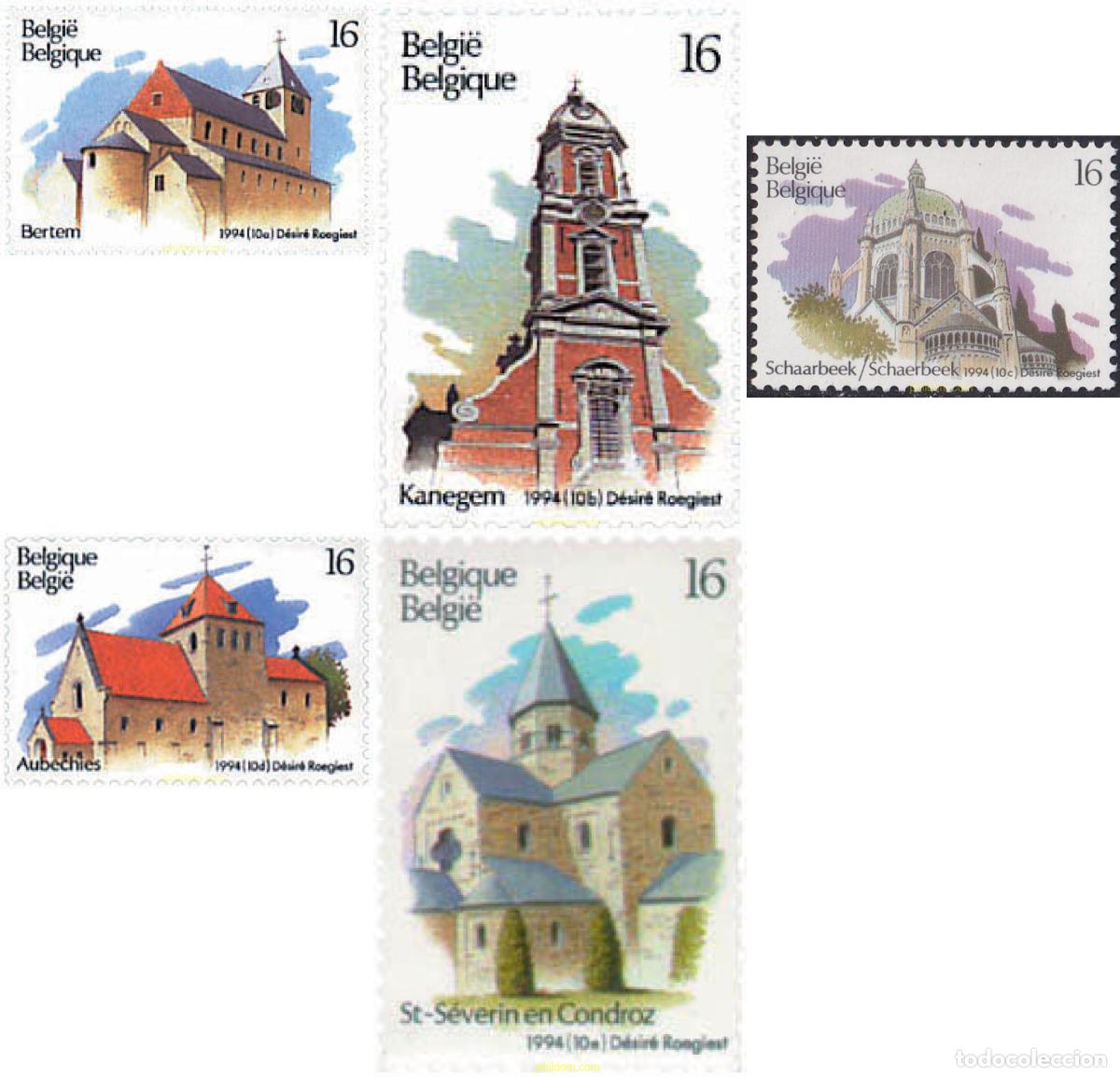 Sellos: 87900 MNH BELGICA 1994 TURISMO. IGLESIAS