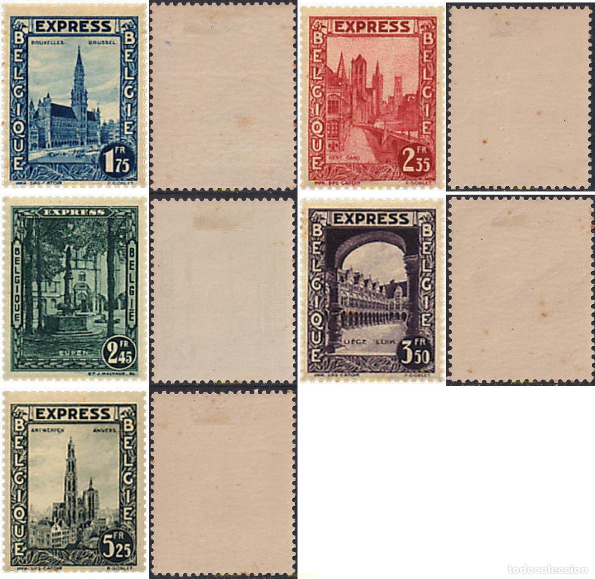 Sellos: 291770 HINGED BELGICA 1929 CIUDADES
