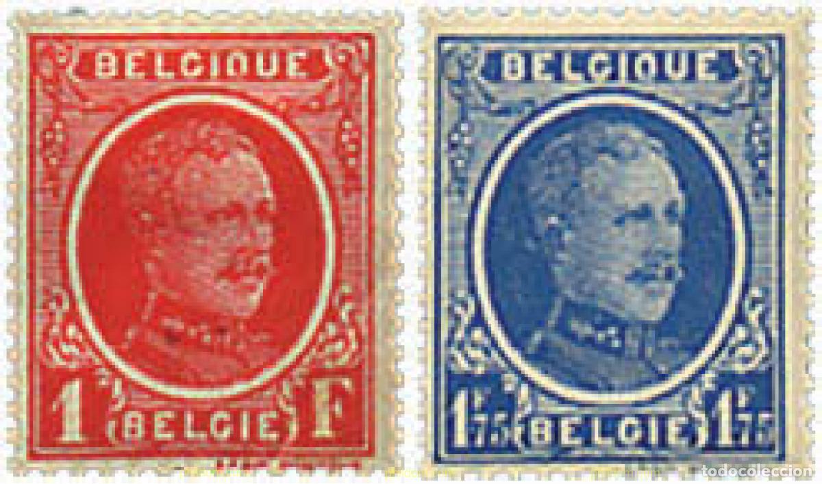 Sellos: 290955 HINGED BELGICA 1927 REY ALBERTO I
