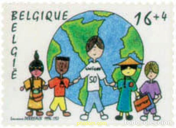 Sellos: 85309 MNH BELGICA 1996 50 ANIVERSARIO UNICEF