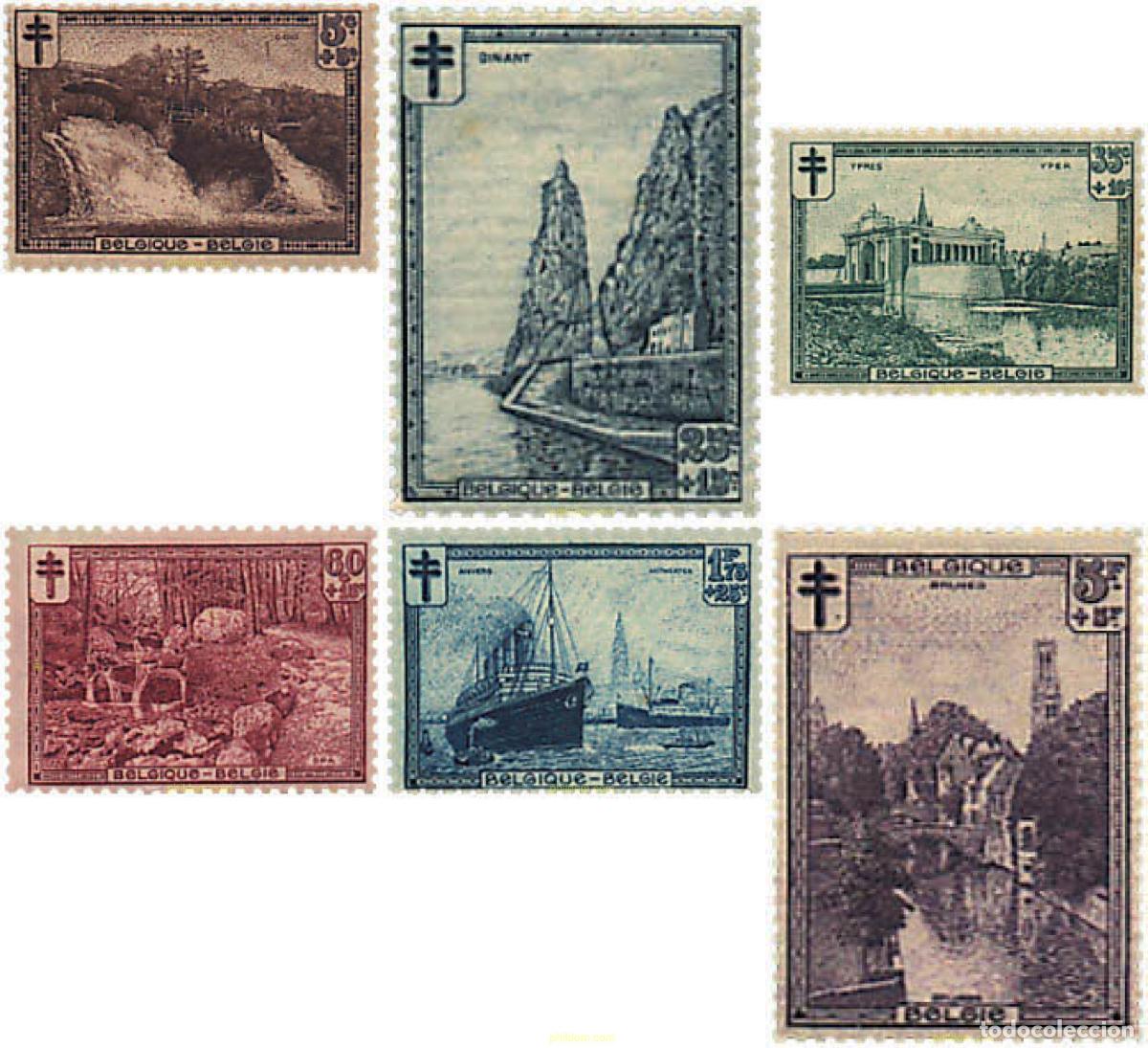 Sellos: 290963 HINGED BELGICA 1929 ANTITUBERCULOSIS. PAISAJES