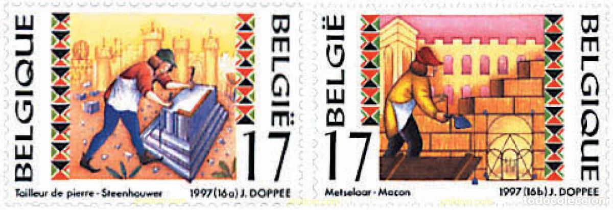 Sellos: 196373 MNH BELGICA 1997 OFICIOS ARTESANALES