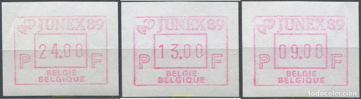 Sellos: 683371 MNH BELGICA 1989 JUNEX 89. EXPOSICION FILATELICA NACIONAL